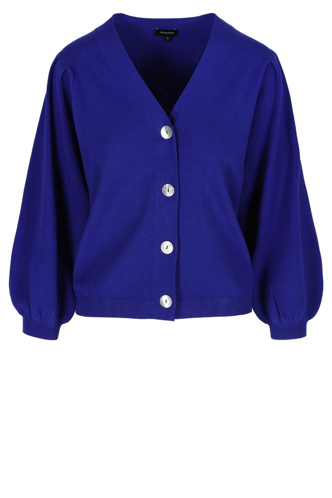 Mayerline - Gebreid Vest - Aboniface - Dazzling Blue