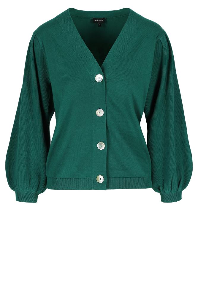 Mayerline - Gebreid Vest - Aboniface - Cadmium Green