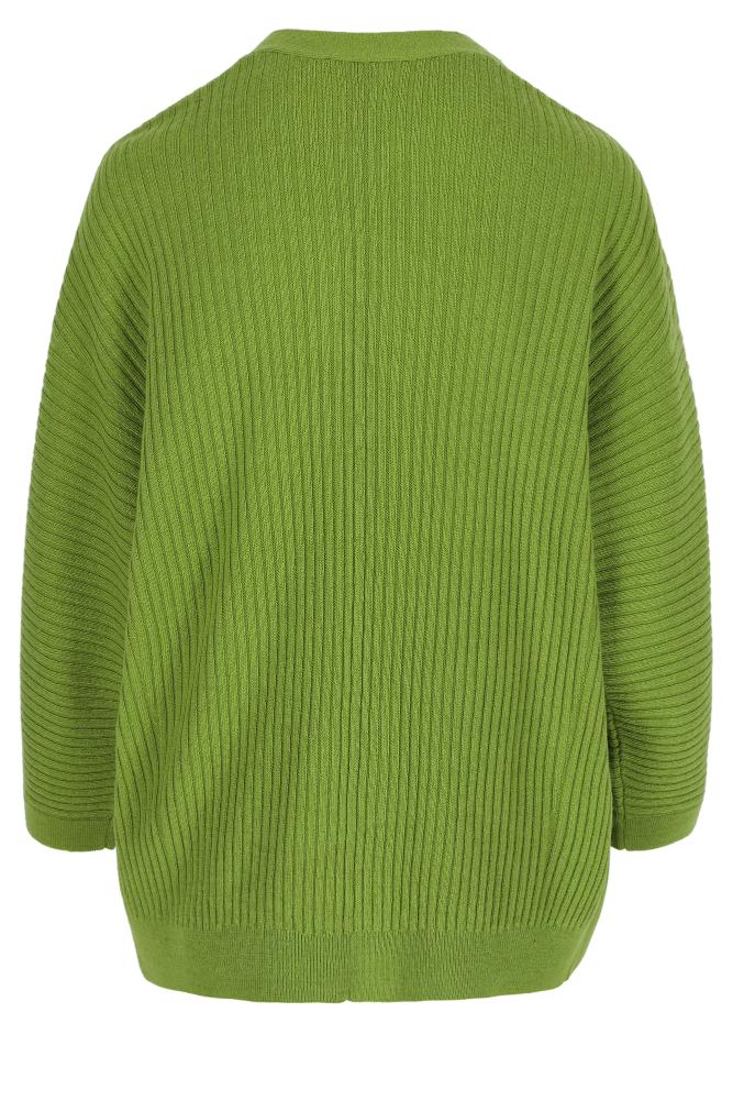 Mayerline - Gebreid Vest - Axelle - Dark Shadow Lime