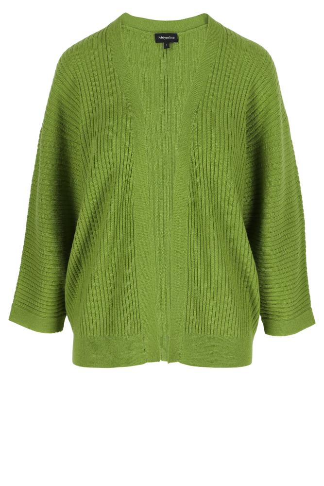 Mayerline - Gebreid Vest - Axelle - Dark Shadow Lime