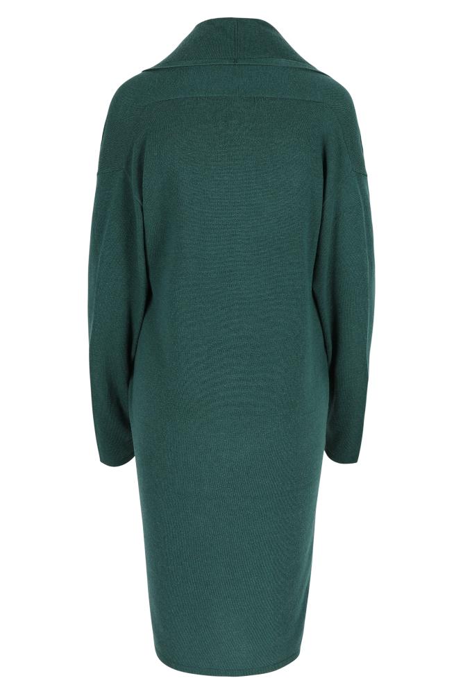 Mayerline - Gebreid Vest - Azure - Cadmium Green