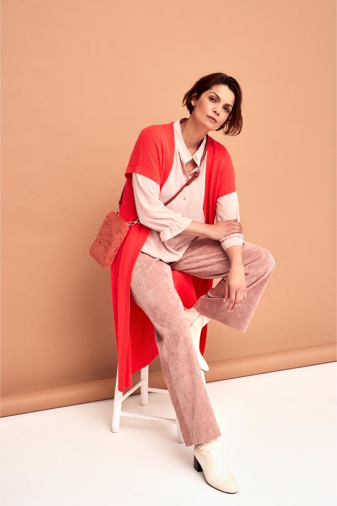 Améline - Broek - Carolina - Bleached Mauve