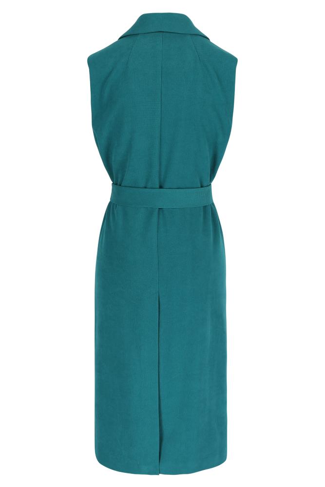 Améline - Mouwloze Blazer - Dotty - Ocean Depths