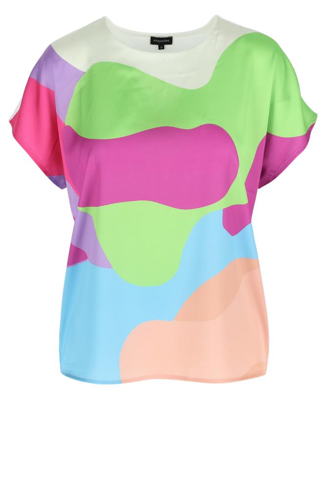 Mayerline - T-Shirt - Jadie-V - Blue Atoll