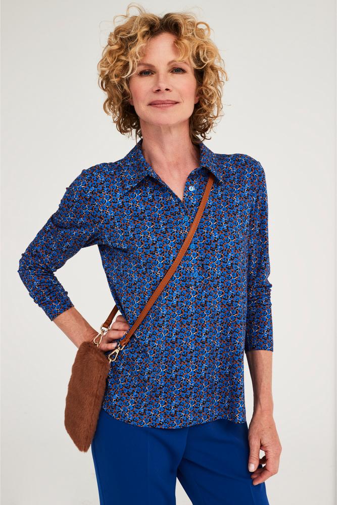 Mayerline - Jersey Blouse - Jalia - Dazzling Blue