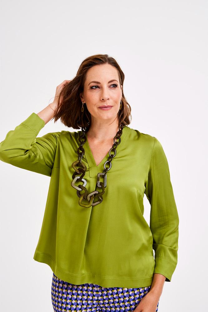 Mayerline - Blouse - Jamila - Shadow Lime