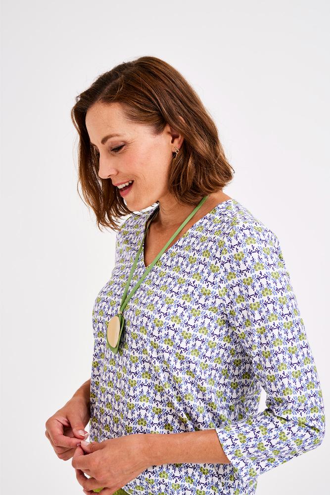 Mayerline - Jersey Blouse - Jedo - Shadow Lime