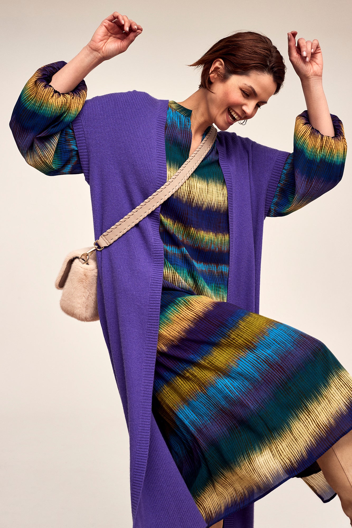 Améline - Jurk - Reffani - Royal Blue