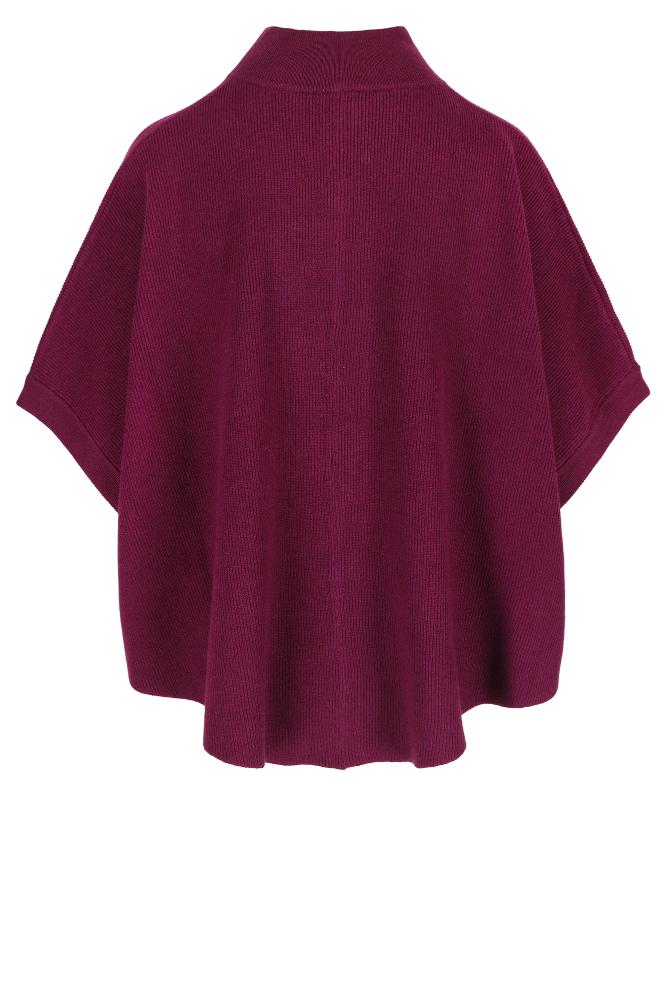 Mayerline - Gebreide Cape - Astro - Magenta Purple