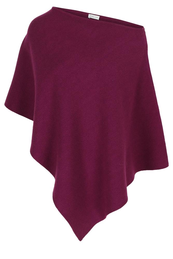 Améline - Gebreide Cape - Audrey - Magenta Purple