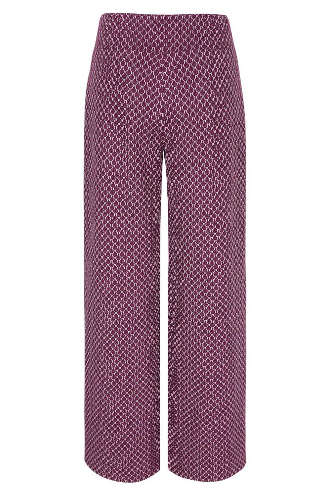 Améline - Jersey Broek - Cocos - Italian Plum