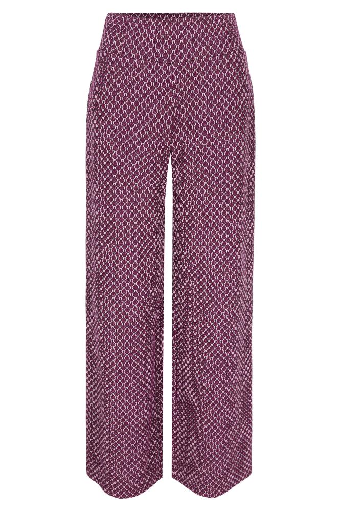 Améline - Jersey Broek - Cocos - Italian Plum