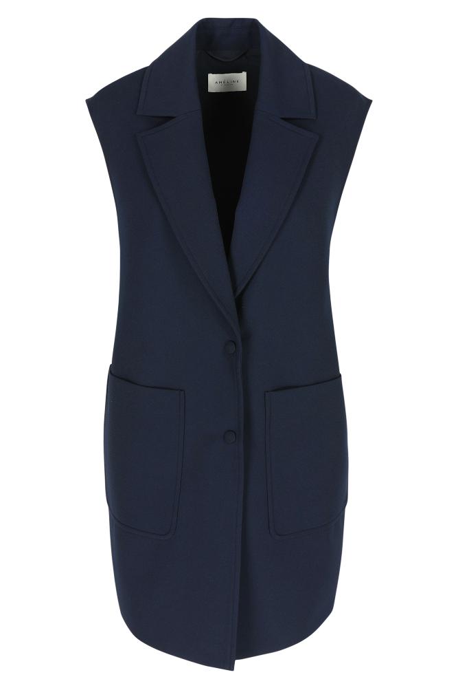 Améline - Mouwloze Blazer - Delfina - Peacoat