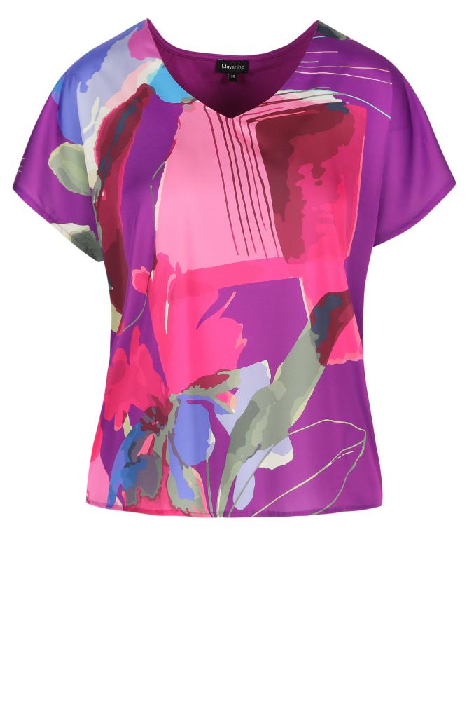 Mayerline - T-Shirt - Jadia-V - Phlox