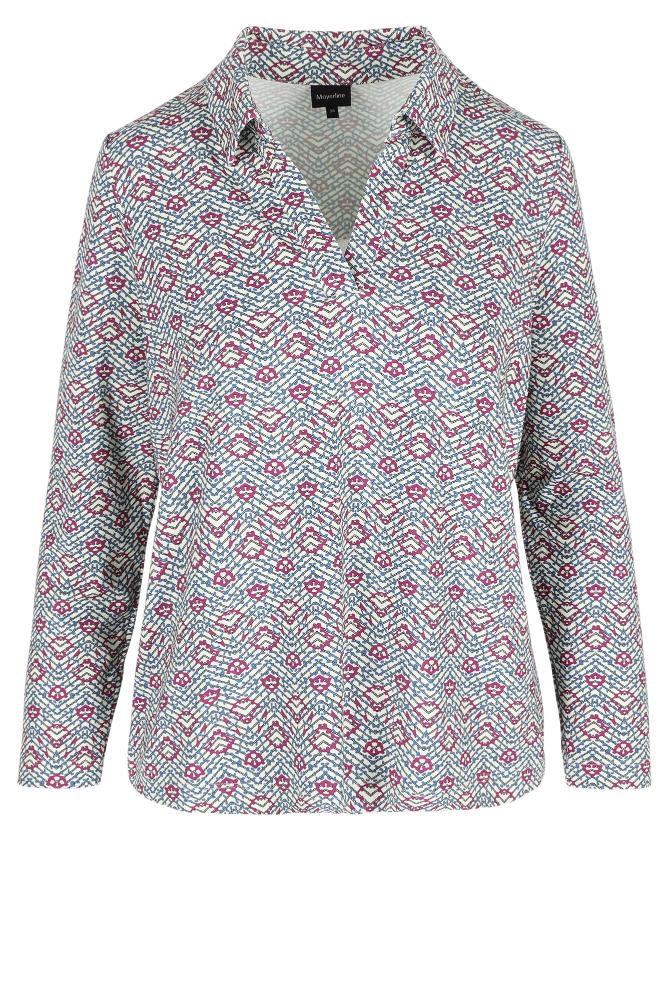 Mayerline - Jersey Blouse - Janilla - Bright Violet