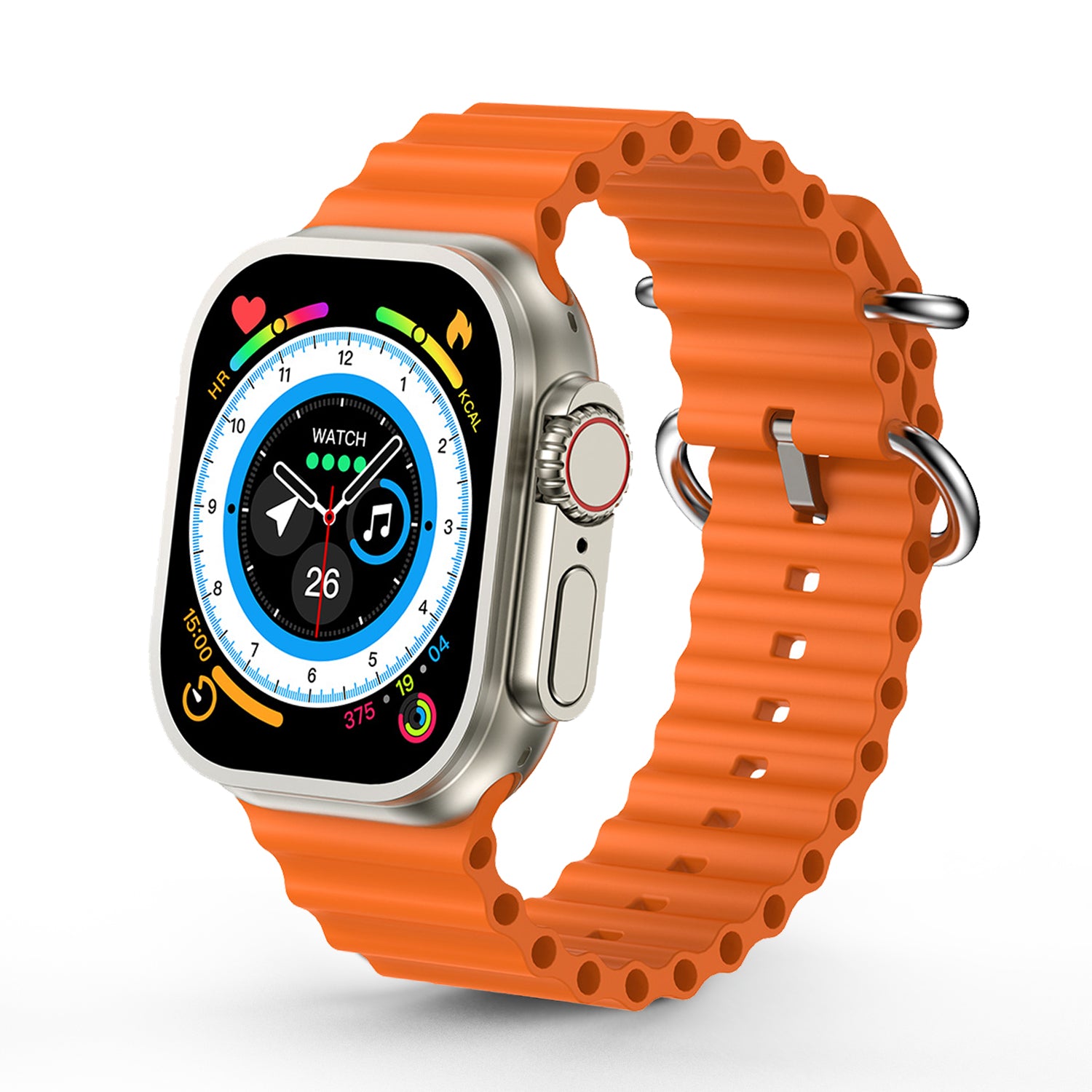 Montre Connectee Bluetooth Multifonctions - Orange