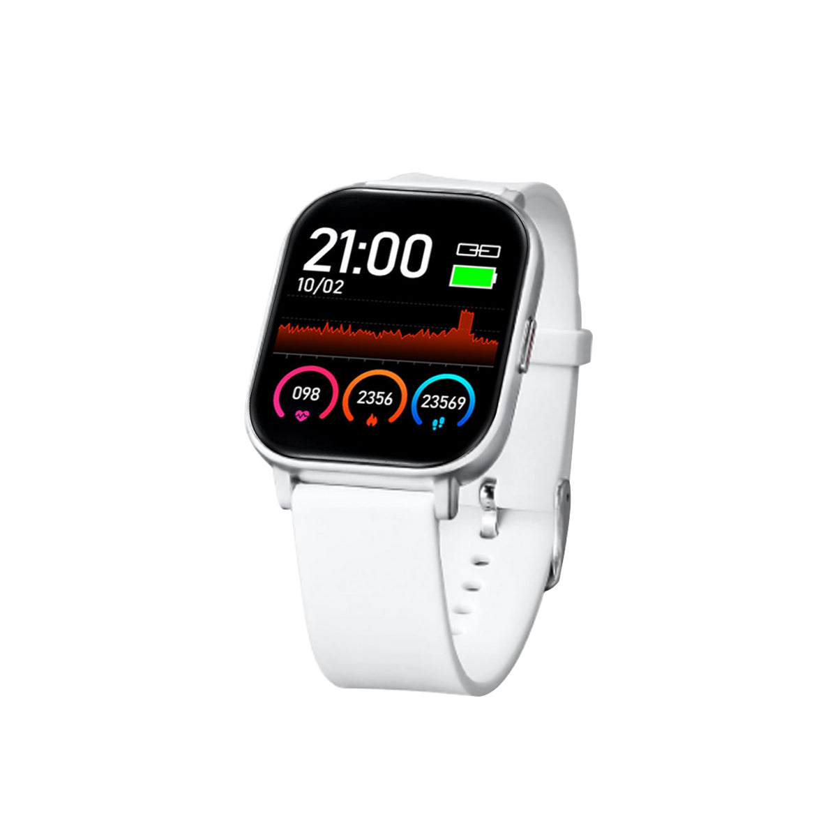 Multisport Smartwatch Compatibel Met Ios & Android - Wit