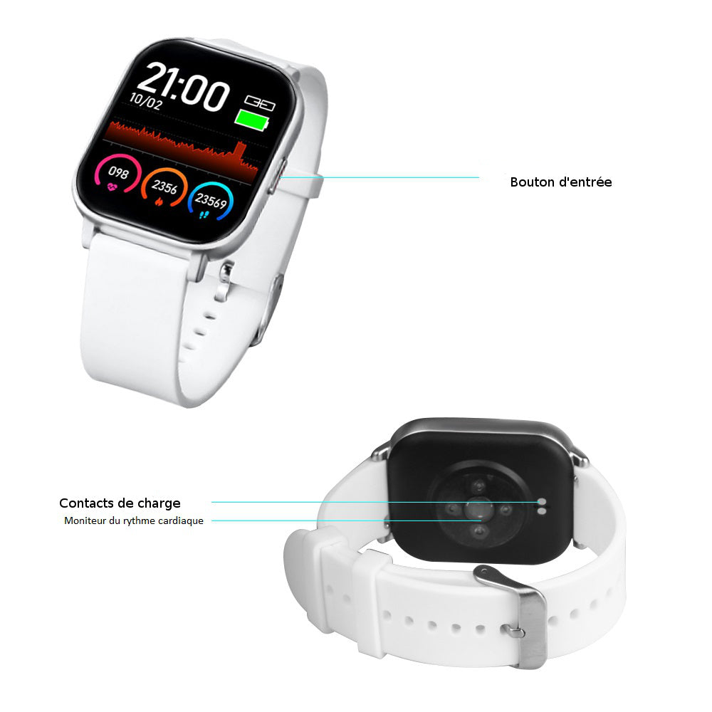 Multisport Smartwatch Compatibel Met Ios & Android - Wit