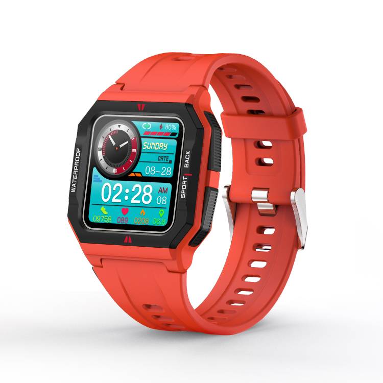 Montre Connectee Multifonctions - Rouge
