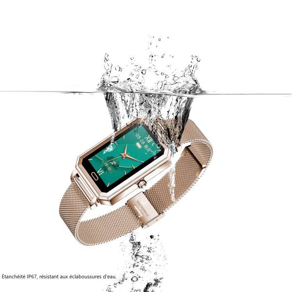 Montre Connectee Multifonctions - Or