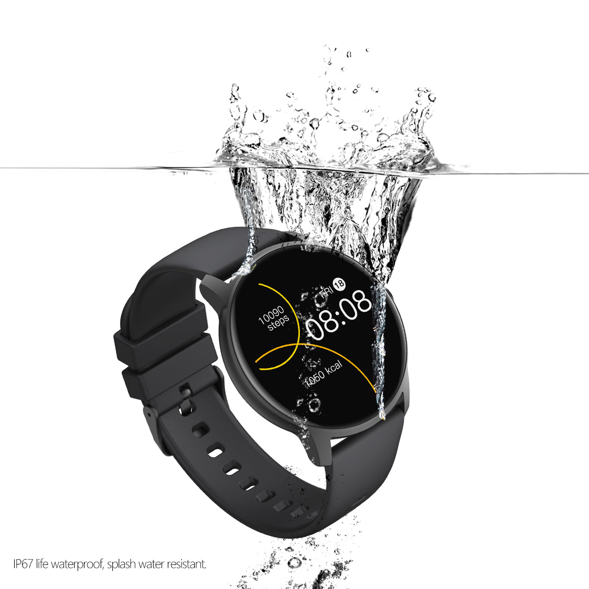 Multifunctioneel Horloge - Zwart