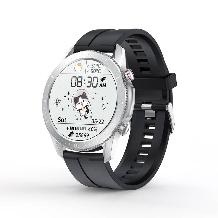 Montre Connectee Multifonctions - Noir/Argent