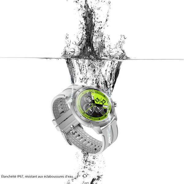 Multifunctioneel Horloge - Grijs