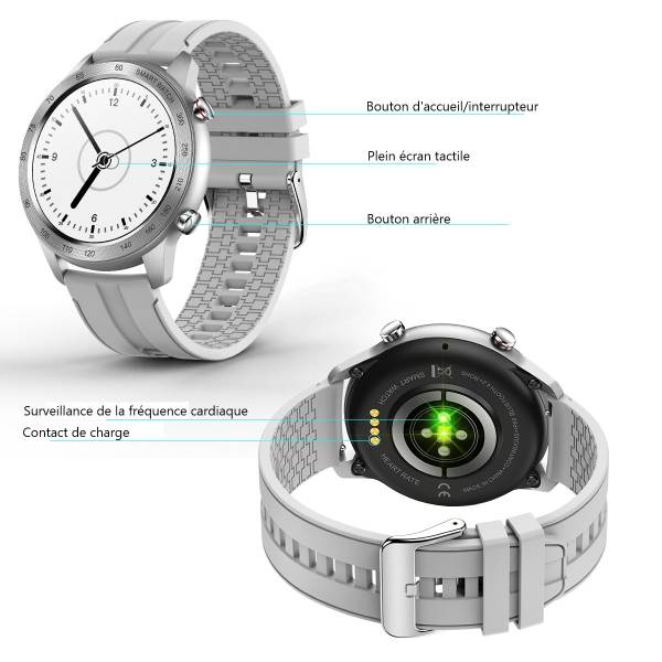 Multifunctioneel Horloge - Grijs