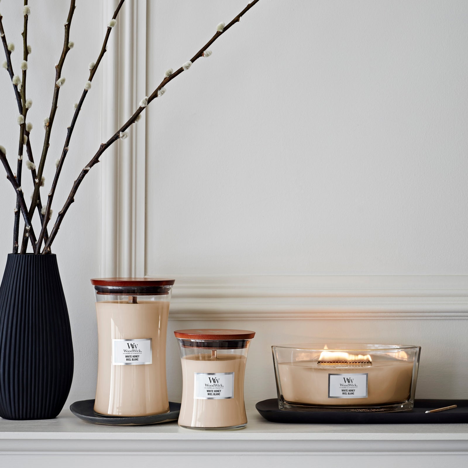WW White Honey Ellipse Candle