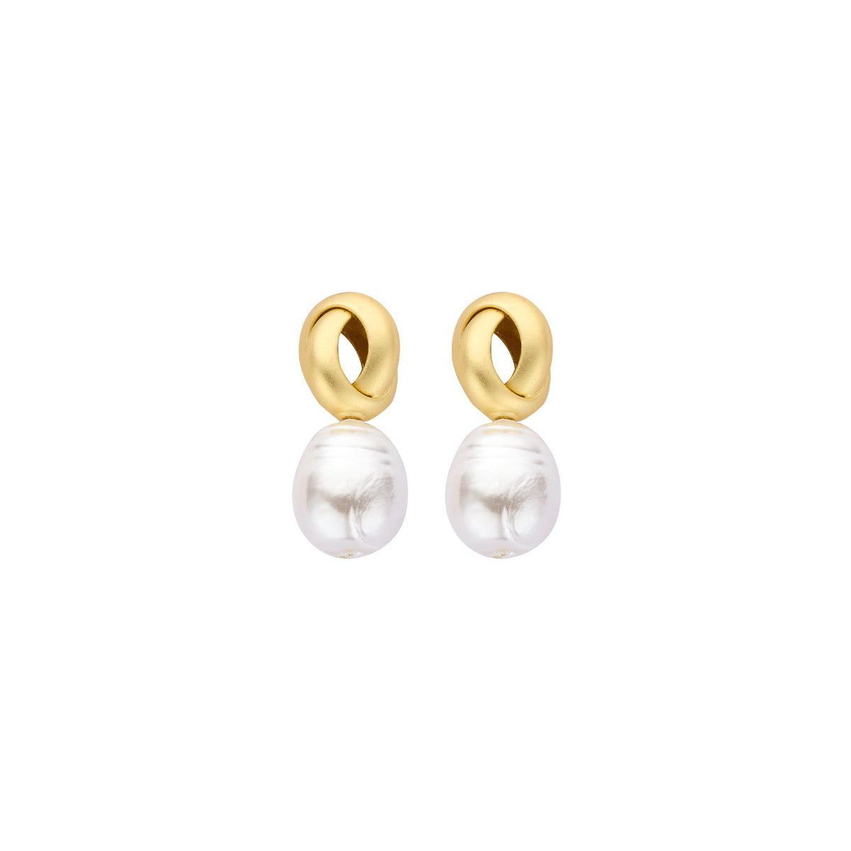 Boucles D'Oreilles - Xob58 Oorbellen Goudkleurig Mat