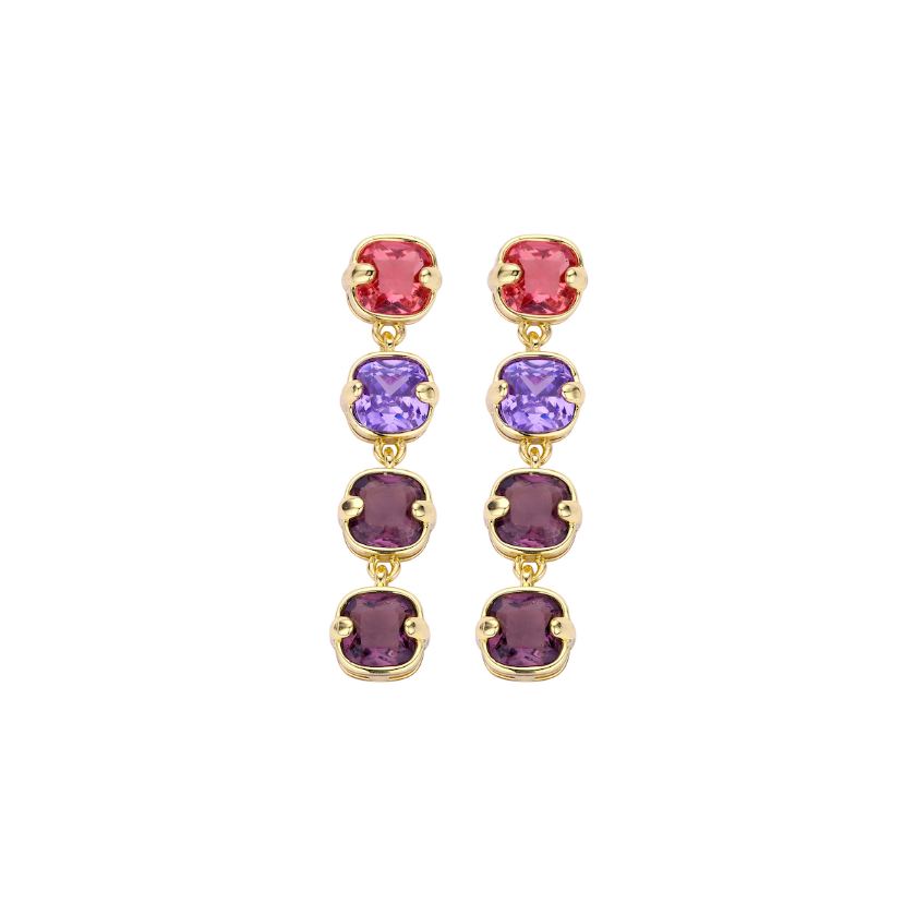 Boucles D'Oreilles - Xob33 Oorbellen Multi Groen