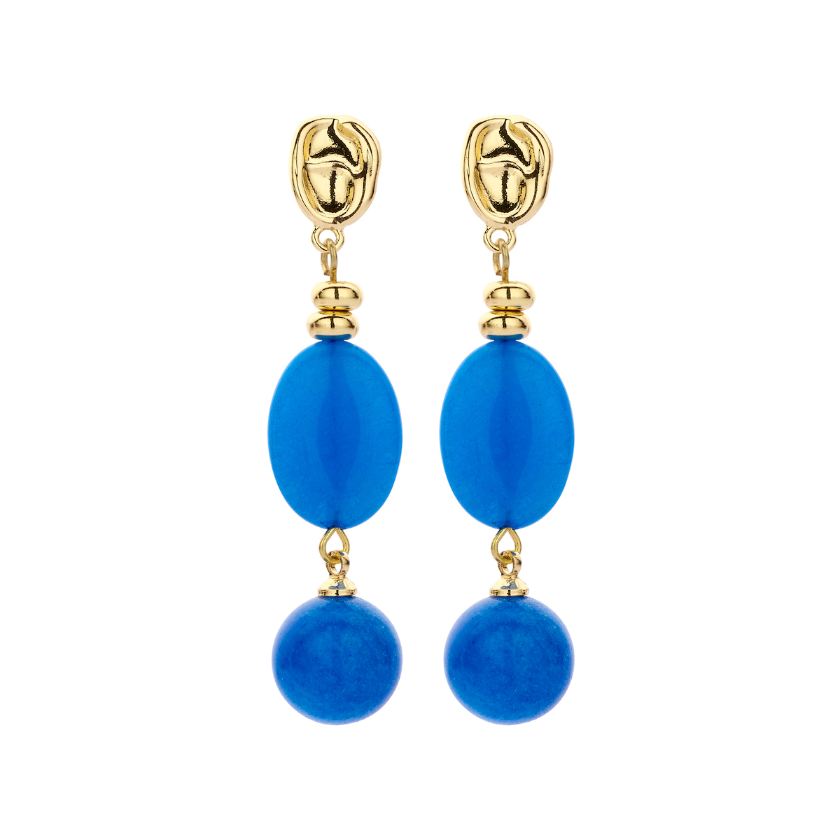 Oorbellen - Xob54 Oorbellen Blauw