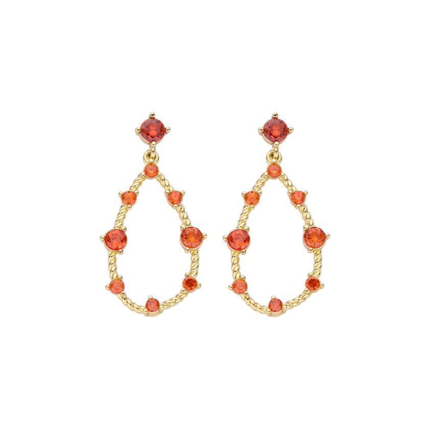 Boucles D'Oreilles - Xob57 Oorbellen Fuchsia
