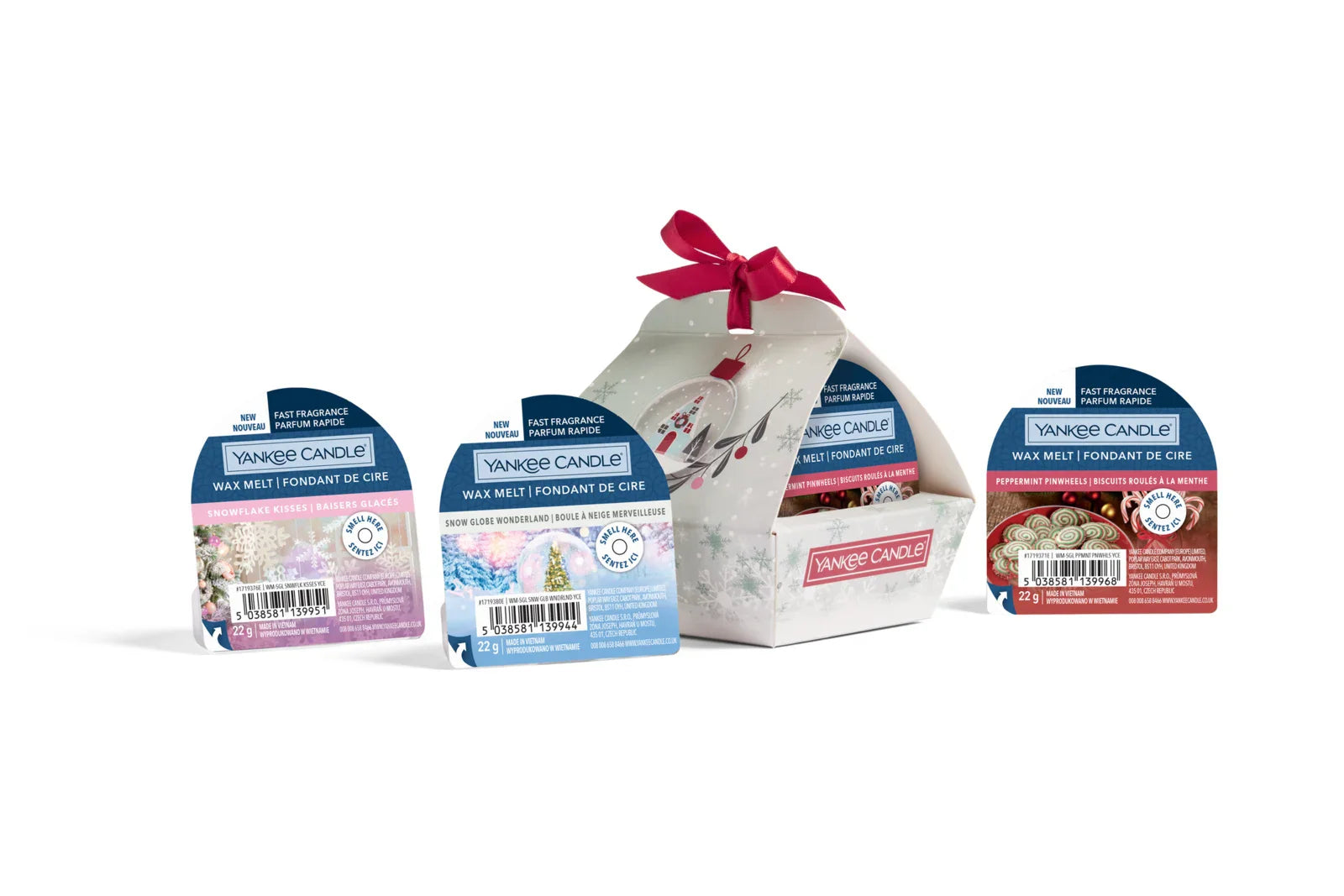 YC Snow Globe Wonderland 3 Wax Melts Gift Set