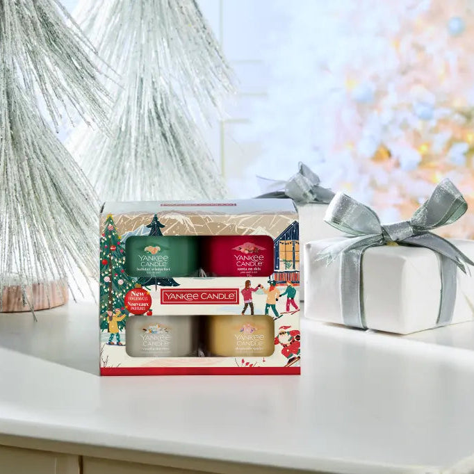 YC Apres Ski Collection 4 Filled Votive Gift Set