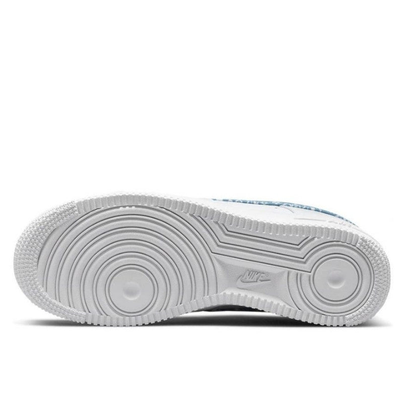 Nike - Air Force 1 Low '07 Essential White Worn Blue Paisley (W) - White/Worn Blue-White