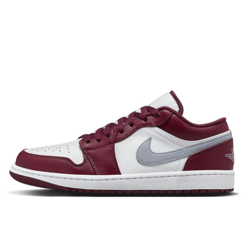 Air Jordan - Air Jordan 1 Low Bordeaux - White/Bordeaux/Grey