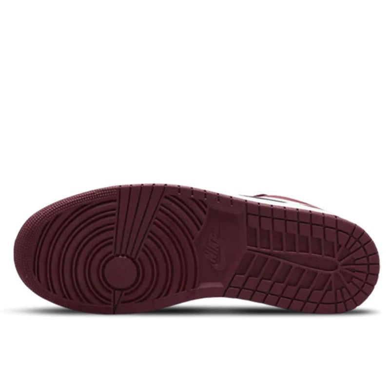 Air Jordan - Air Jordan 1 Low Bordeaux - White/Bordeaux/Grey
