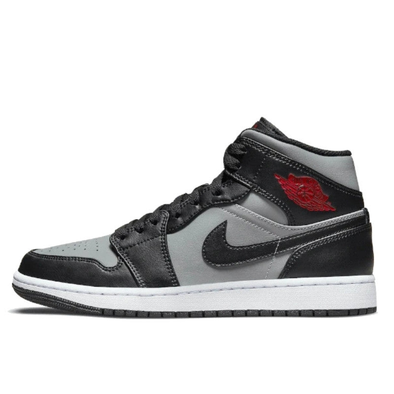Air Jordan - Air Jordan 1 Mid Shadow Red - Black/Gym Red-Particle Grey