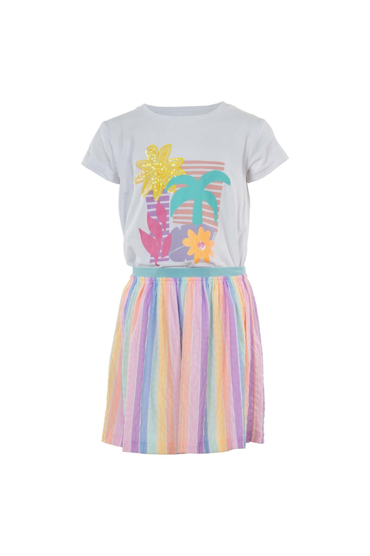 Skirt Anouk - Multicol Striped