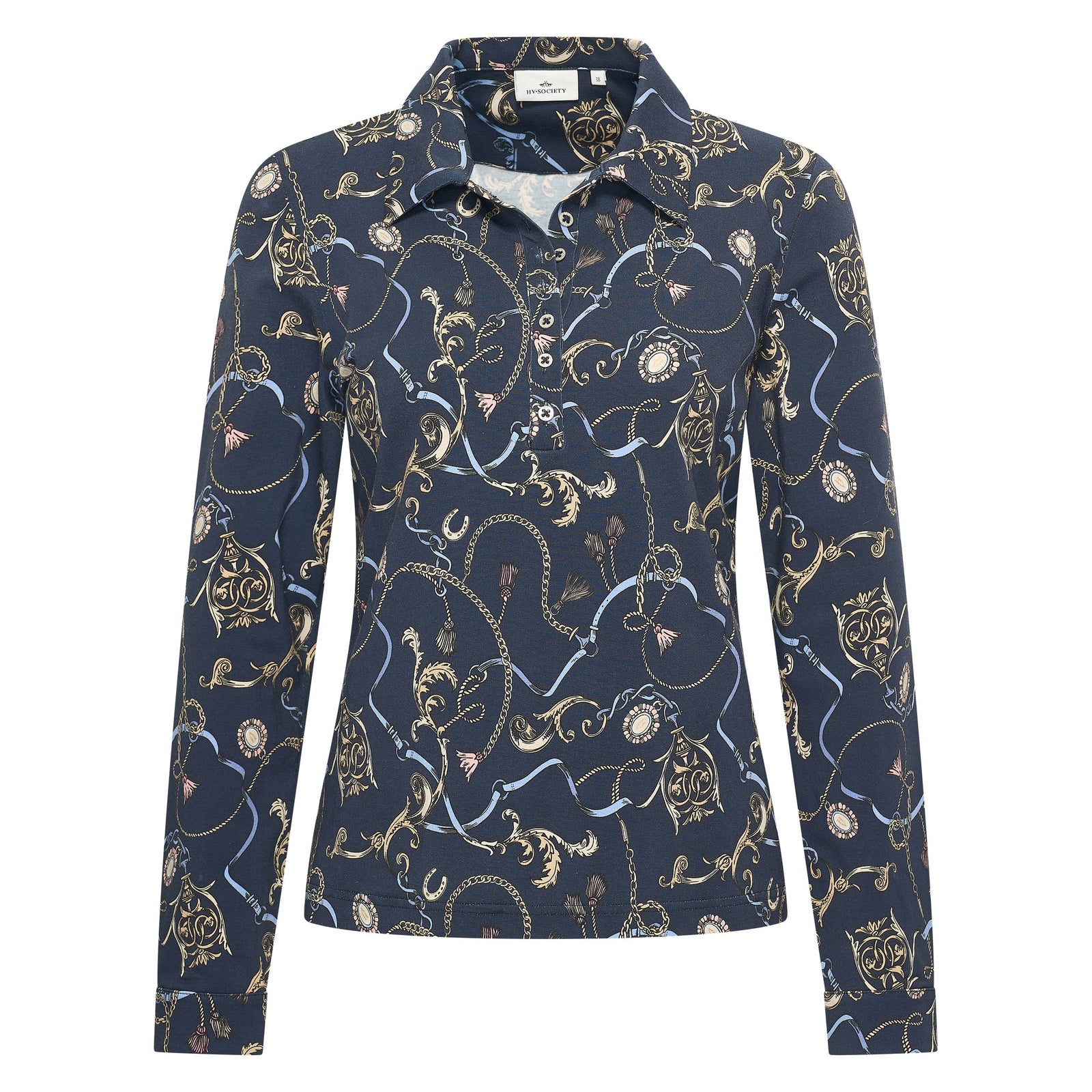 Hv Society - Top - Navy