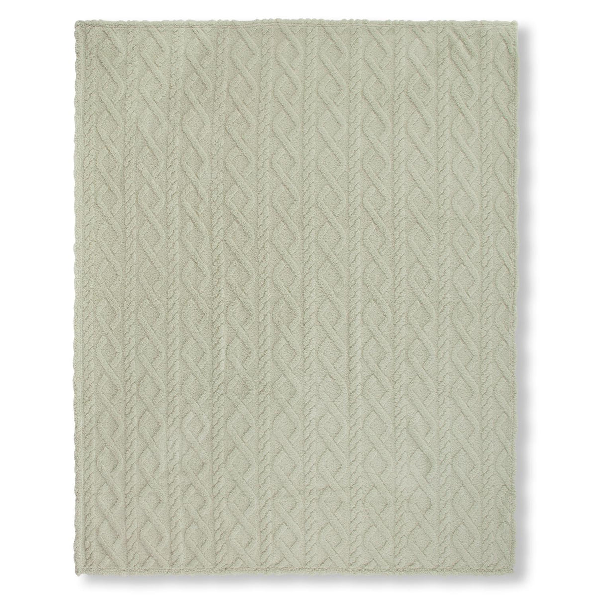 Descanso - Plaid - Jacquard Teddy - Light Sage