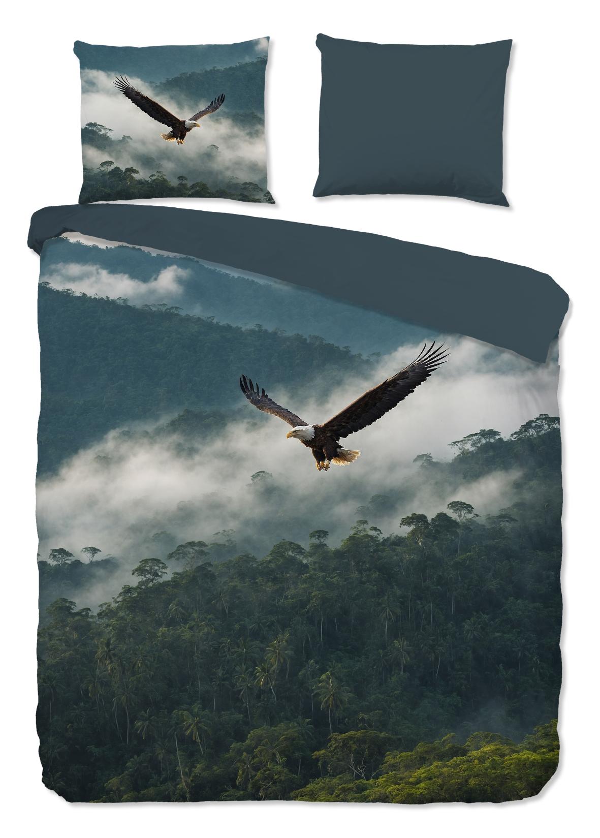 Pure - Dekbedovertrek - Eagle - Petrol