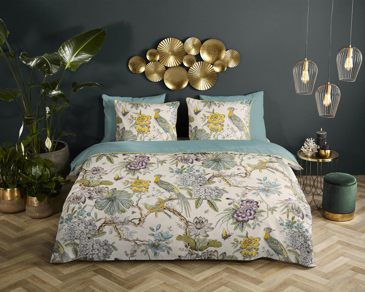Descanso - Dekbedovertrek - Wood - Multi