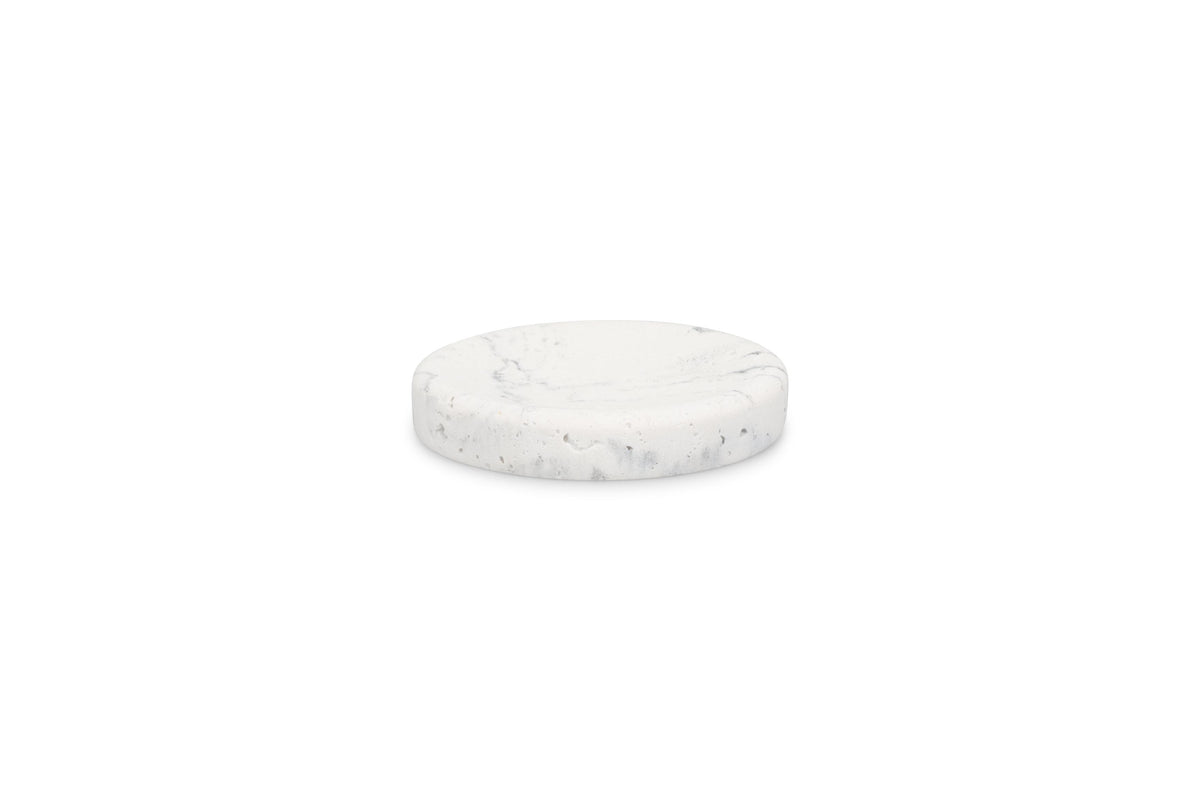S&P - Zeepschaal 11,5xH2cm marble white Suds