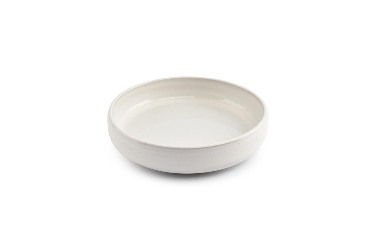 S&P - Deep plate 22,5xH5cm pearl Curvy - 1 SET - 2 stuks