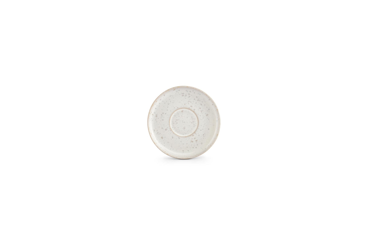 S&P - Mocha saucer 11cm pearl Curvy - 1 SET - 4 stuks