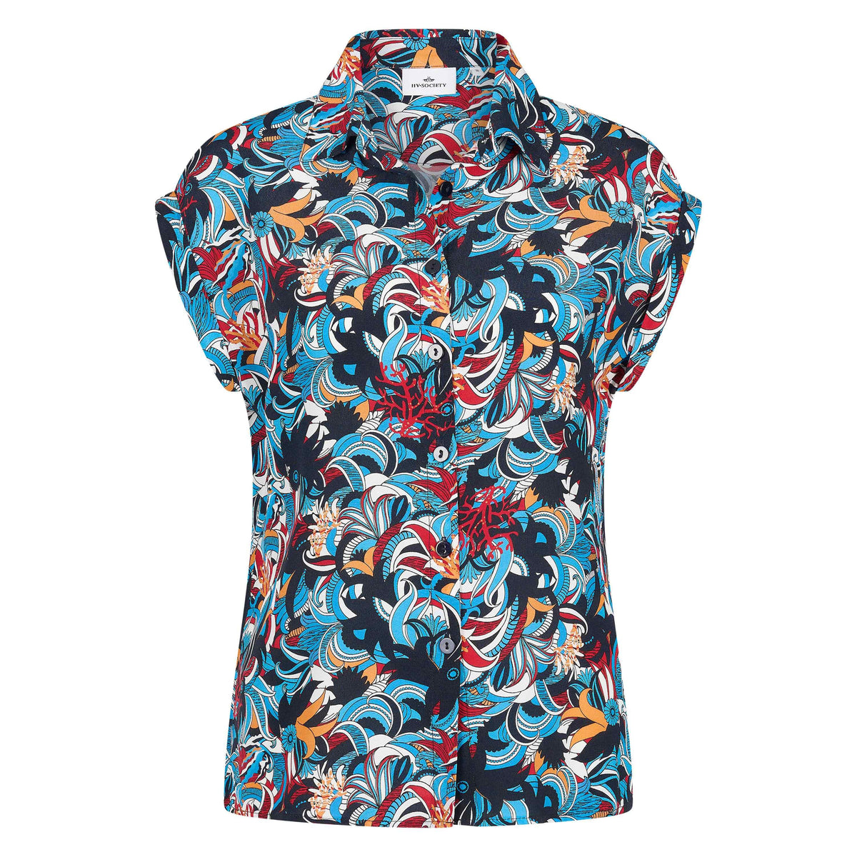 Hv Society - Dames - Blouse - Blauw