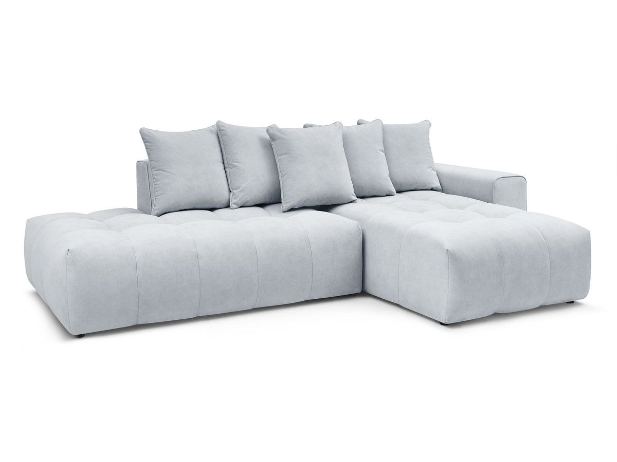 Vaste hoekbank MONT-BLANC fluweel