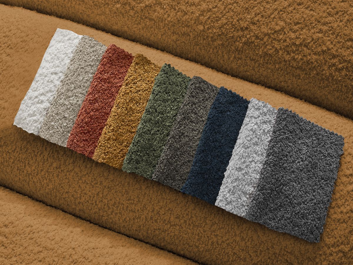 1-zits stoel voor modulaire bank ANNECY bouclé stof